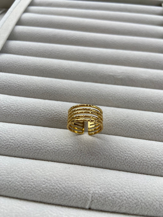 Anti tarnish spring ring
