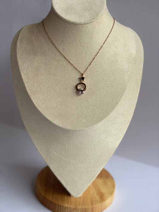 Anti tarnish noel necklace