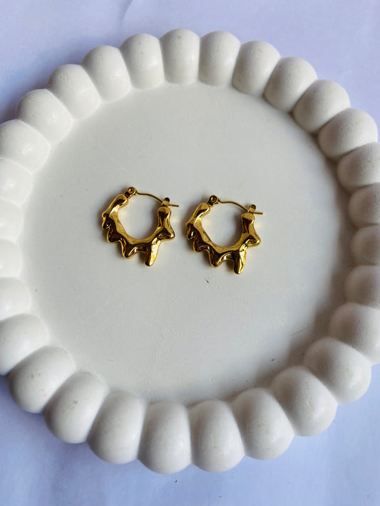 Anti tarnish hoop earring