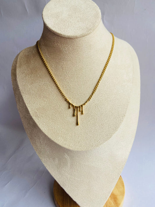 Anti tarnish lofy necklace