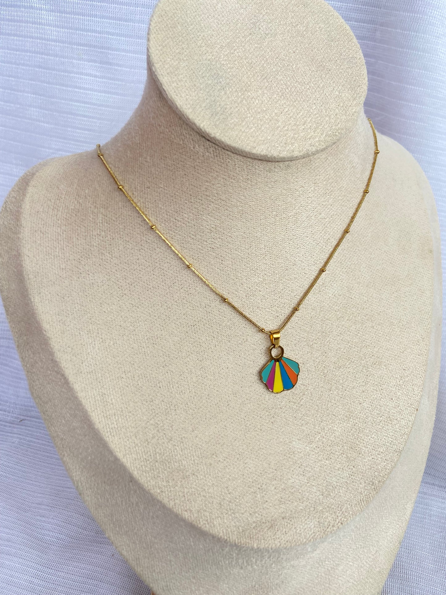 Anti tarnish kids balloon necklace