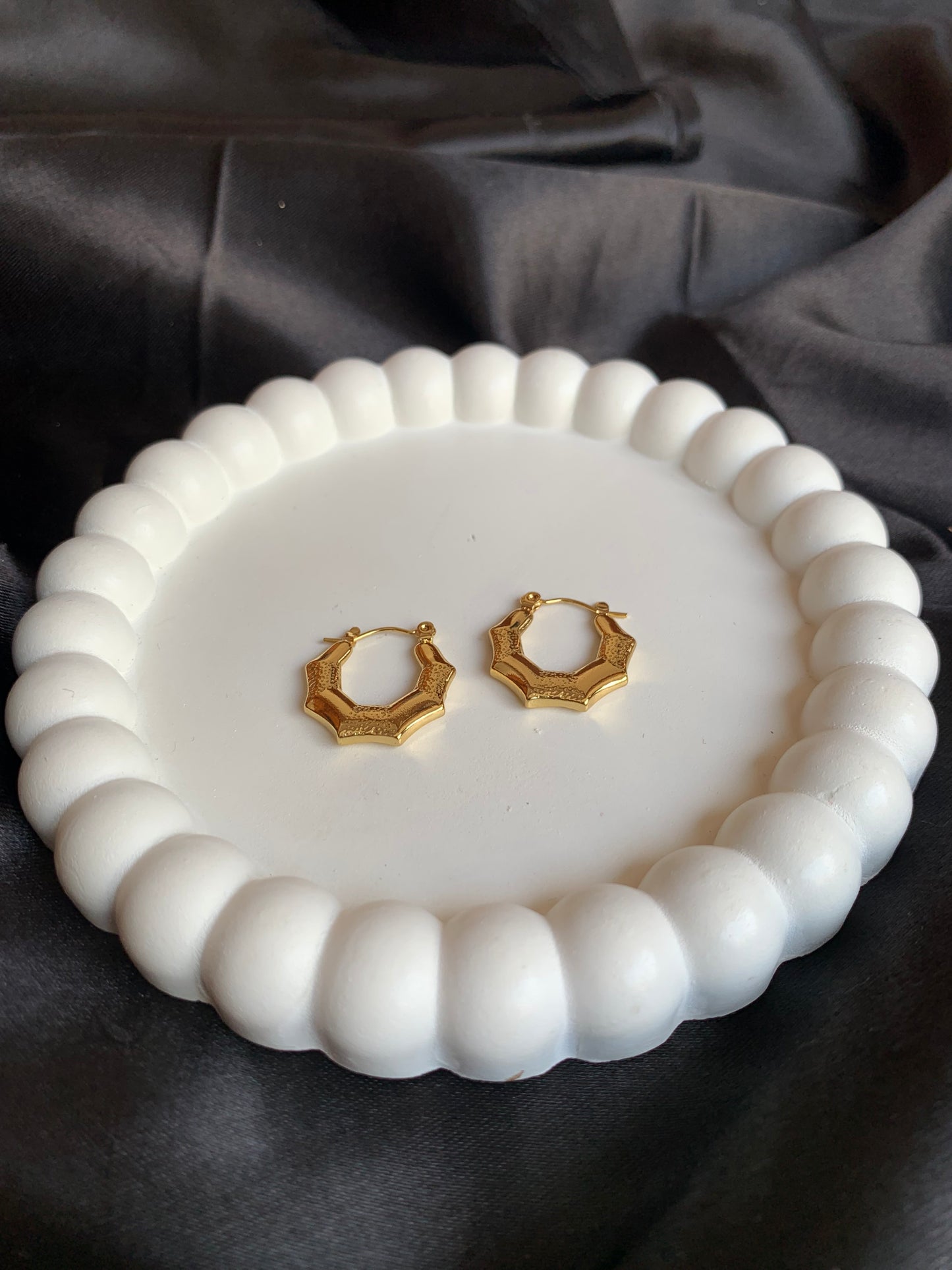 Anti tarnish hoop earring