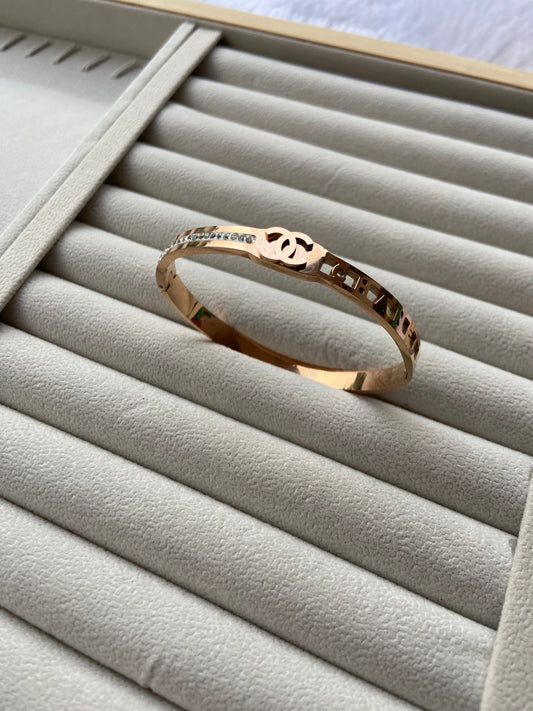 Anti tarnish chanel bangle