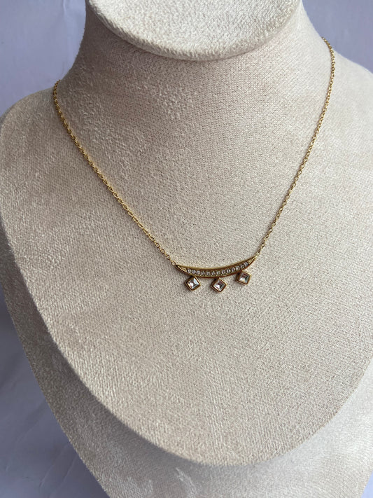 Anti tarnish sutra necklace