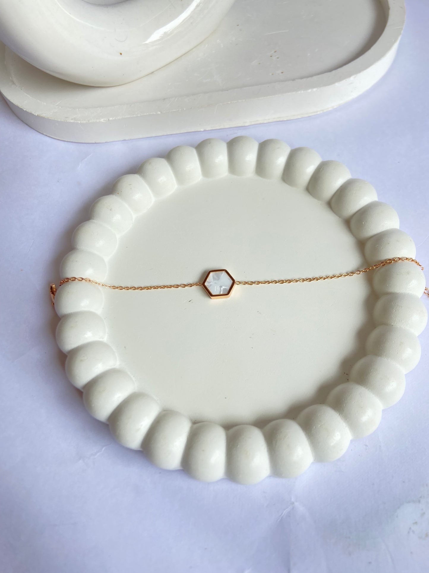 Anti tarnish double sided bracelet