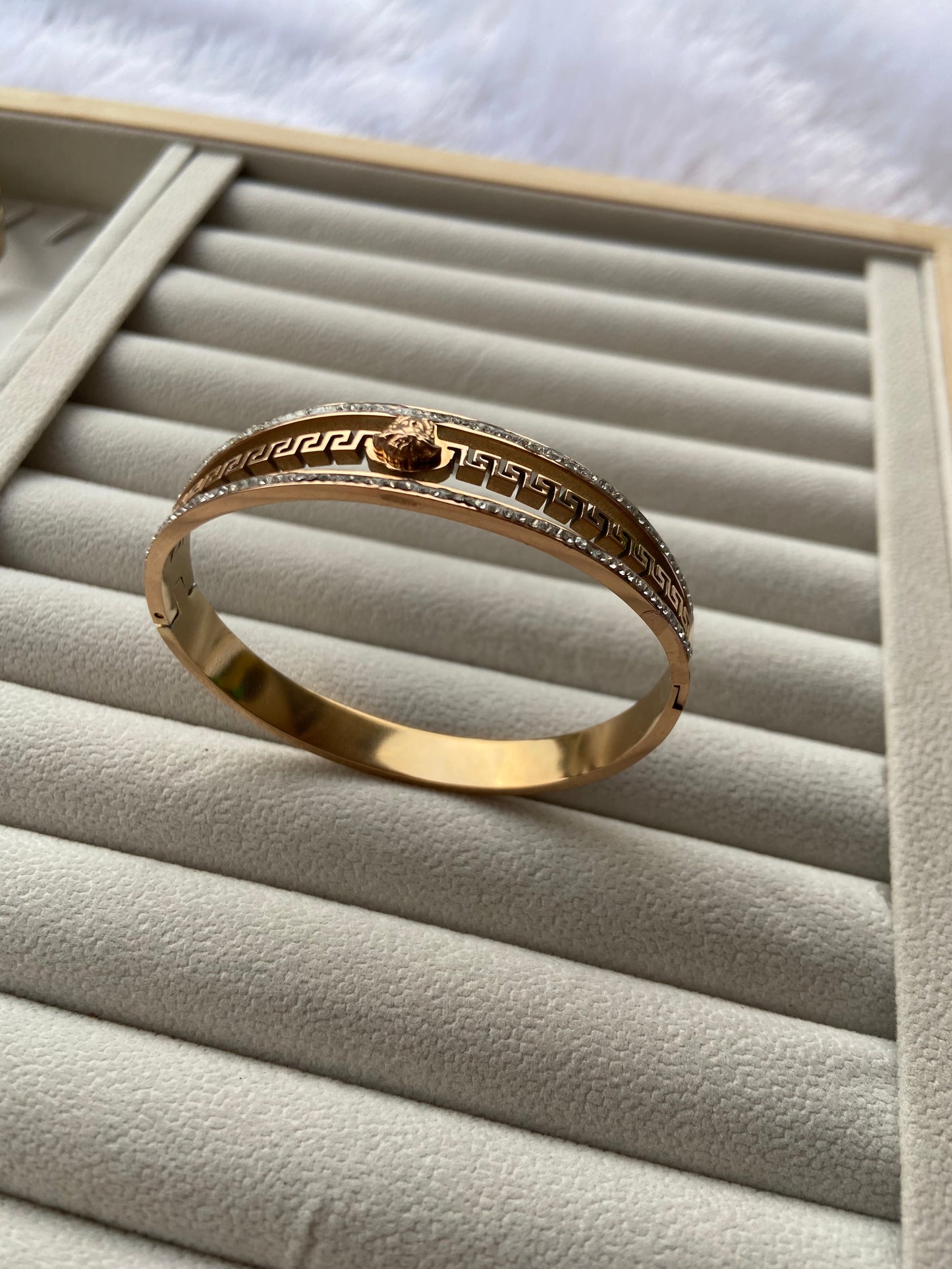 Anti tarnish handcuff bangle