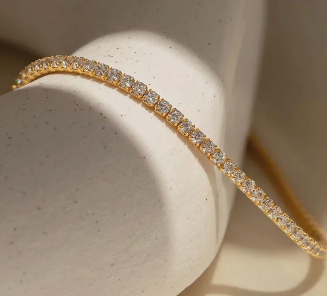 Anti tarnish Tennis bracelet