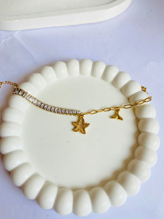 Anti tarnish New ocean bracelet