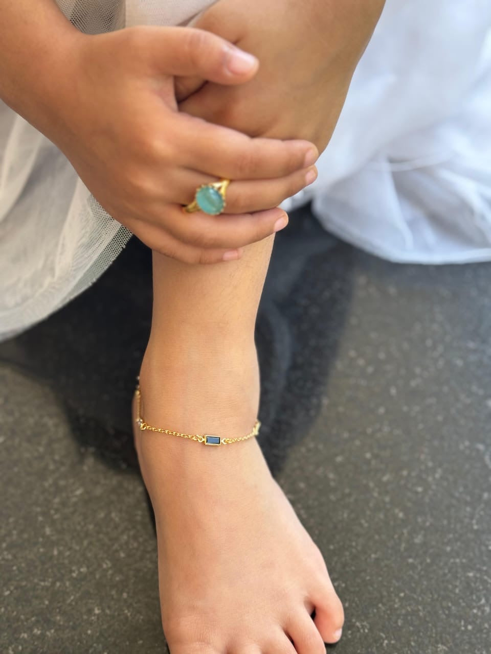 Kids Anklet one gram gold plated